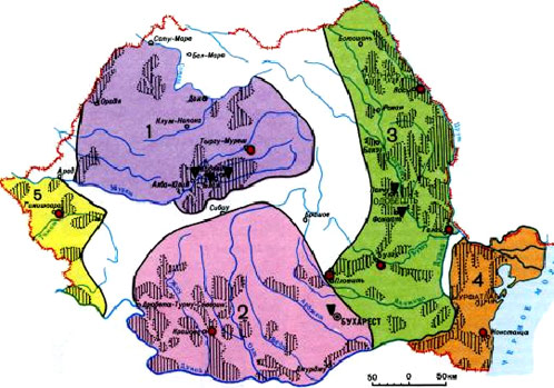 Румыния карта винодельческих регионов